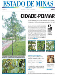 Capa do jornal Estado de Minas 03/01/2026