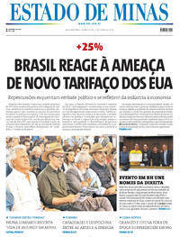 Capa Estado de Minas 03/06/2026