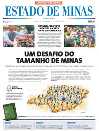 Capa Estado de Minas 03/10/2026