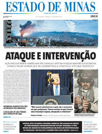 Capa do jornal Estado de Minas 04/01/2026