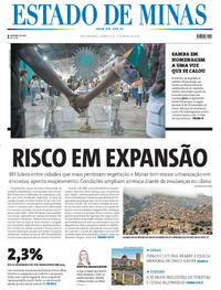 Capa do jornal Estado de Minas 04/03/2026