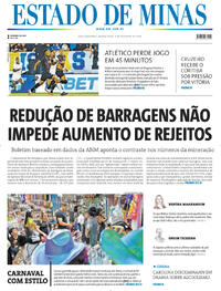 Capa do jornal Estado de Minas 05/02/2026