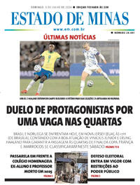 Capa Estado de Minas 05/07/2026