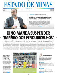 Capa do jornal Estado de Minas 06/02/2026