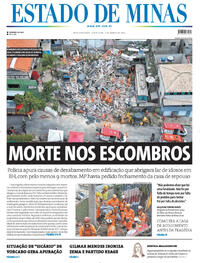 Capa do jornal Estado de Minas 06/03/2026