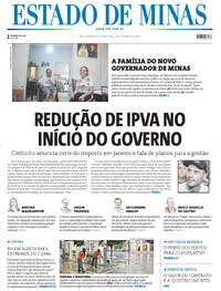Capa Estado de Minas 06/10/2026