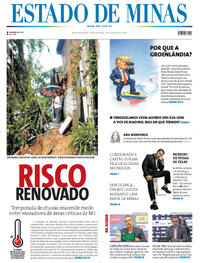Capa do jornal Estado de Minas 07/01/2026