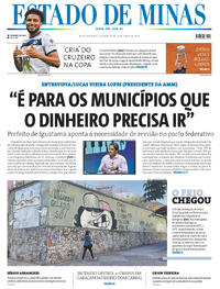 Capa Estado de Minas 08/06/2026