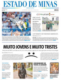 Capa Estado de Minas 08/07/2026