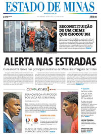 Capa Estado de Minas 09/07/2026
