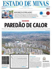 Capa do jornal Estado de Minas 10/01/2026