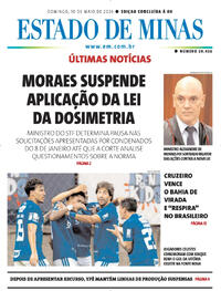 Capa Estado de Minas 10/05/2026