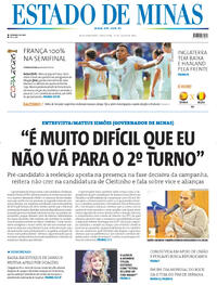 Capa Jornal Estado de Minas