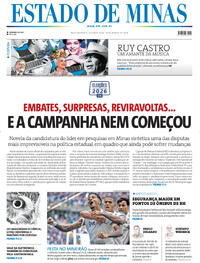 Capa Estado de Minas 10/08/2026