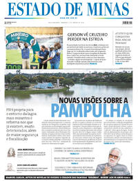 Capa do jornal Estado de Minas 11/01/2026