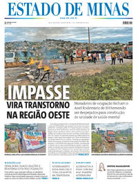 Capa do jornal Estado de Minas 11/02/2026