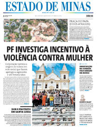 Capa do jornal Estado de Minas 11/03/2026