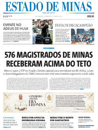 Capa Estado de Minas 11/05/2026