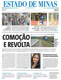 Capa do jornal Estado de Minas 12/02/2026