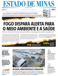 Capa Estado de Minas 12/05/2026