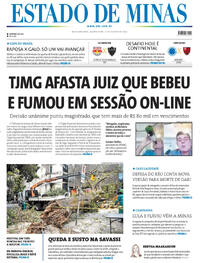 Capa Estado de Minas 12/08/2026