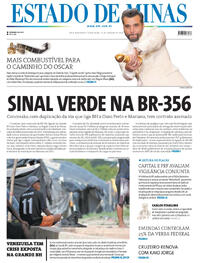 Capa do jornal Estado de Minas 13/01/2026