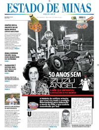 Capa do jornal Estado de Minas 14/04/2026
