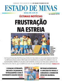 Capa Estado de Minas 14/06/2026