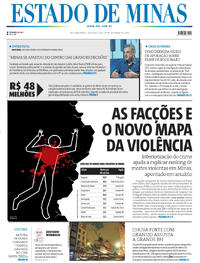 Capa Estado de Minas 14/09/2026