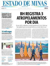 Capa Estado de Minas 15/05/2026