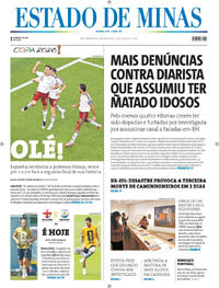Capa Estado de Minas 15/07/2026