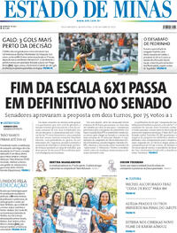 Capa Jornal Estado de Minas
