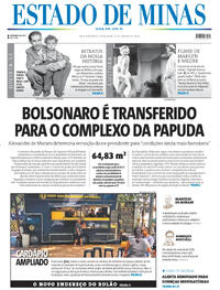 Capa do jornal Estado de Minas 16/01/2026