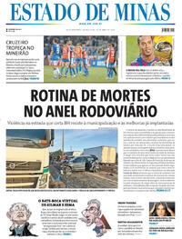 Capa do jornal Estado de Minas 16/04/2026