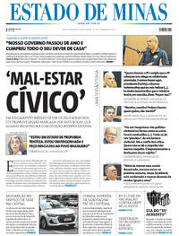 Capa Estado de Minas 16/09/2026