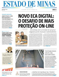 Capa do jornal Estado de Minas 17/03/2026