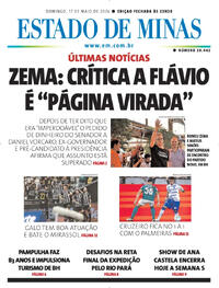 Capa Estado de Minas 17/05/2026