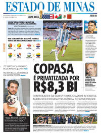 Capa Estado de Minas 17/06/2026