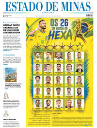 Capa Estado de Minas 19/05/2026