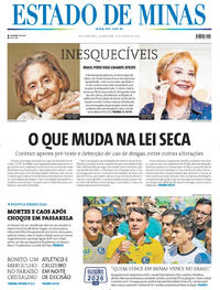 Capa Estado de Minas 19/08/2026