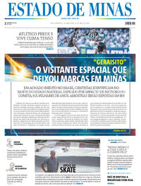 Capa do jornal Estado de Minas 20/04/2026