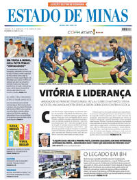 Capa do jornal Estado de Minas 20/06/2026