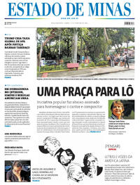Capa do jornal Estado de Minas 21/02/2026