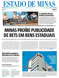 Capa Estado de Minas 21/08/2026