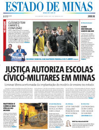 Capa do jornal Estado de Minas 22/01/2026