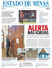 Capa do jornal Estado de Minas 22/02/2026