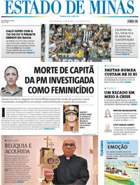 Capa Estado de Minas 22/07/2026
