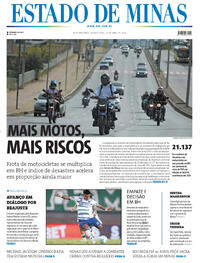 Capa do jornal Estado de Minas 23/04/2026
