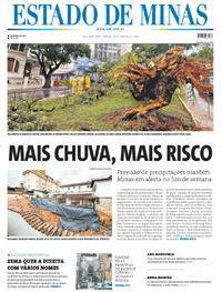 Capa do jornal Estado de Minas 24/01/2026