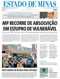 Capa do jornal Estado de Minas 24/02/2026